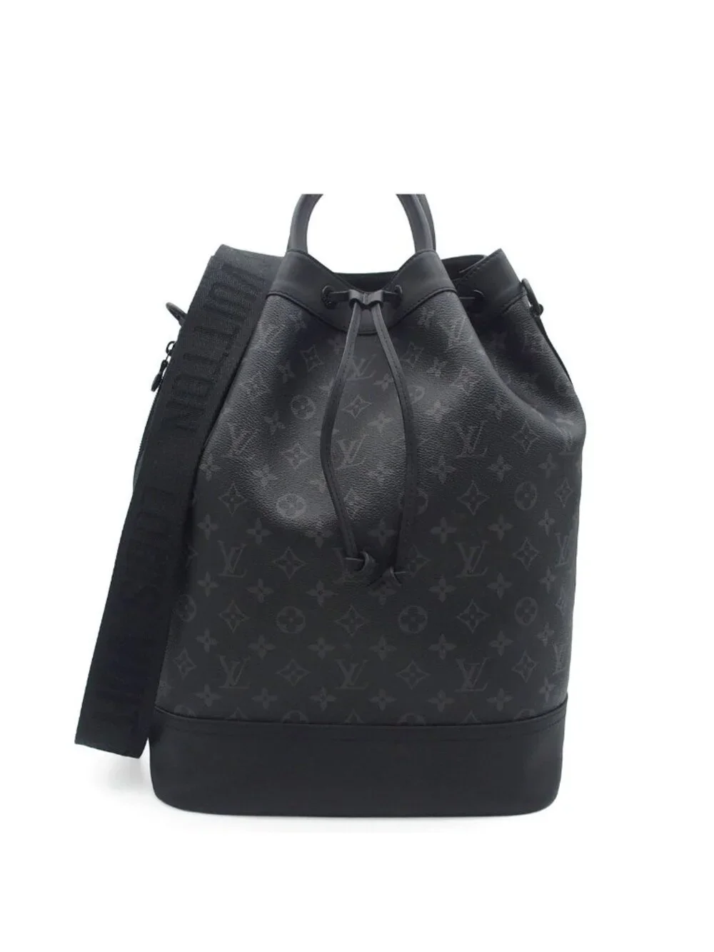 Louis Vuitton Maxi Noe Sling Black Monogram Eclipse 2-Way Shoulder Bag